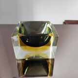 Murano glass ashtray Sommerso Italy 1970
