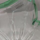 Murano blown crystal vase