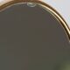 Decorative gold table mirror mid-century with metal frame, Italy, 1960s