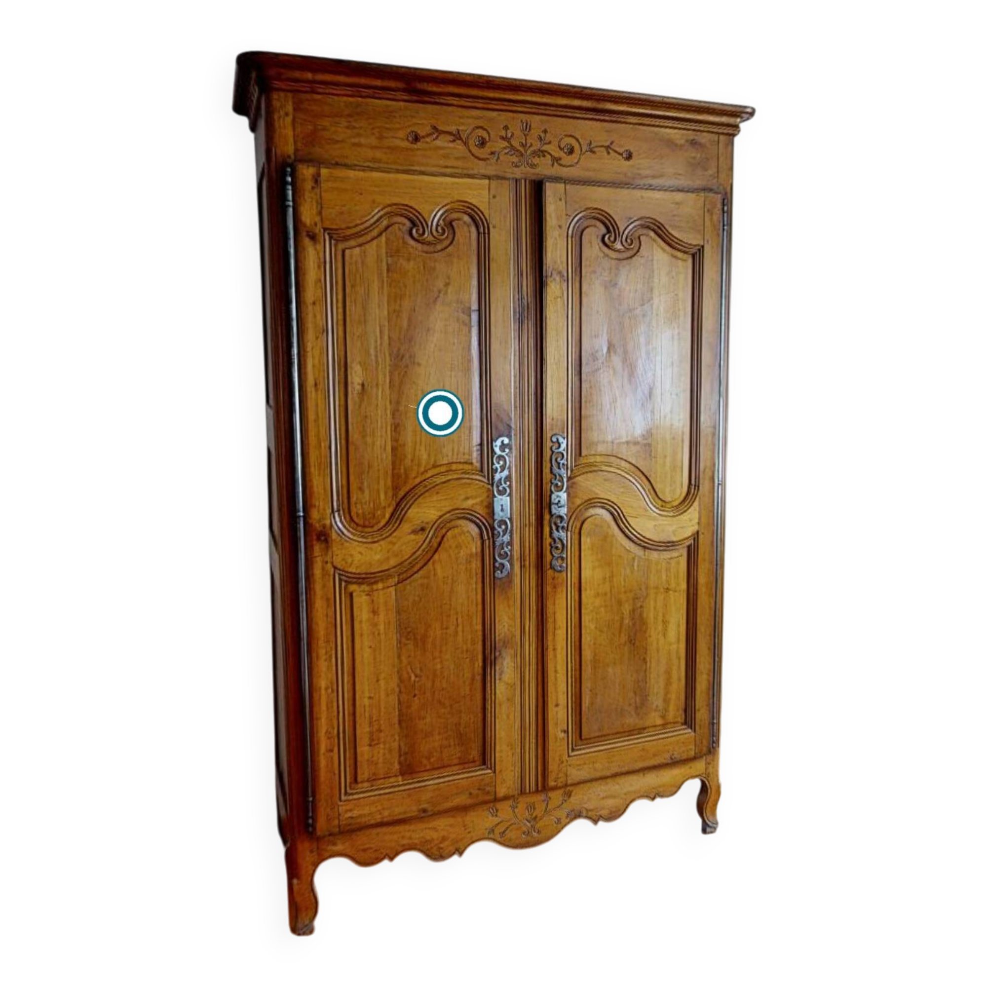 Armoire XIX merisier massif