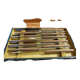 Coffret de 11 couteaux inox et bois