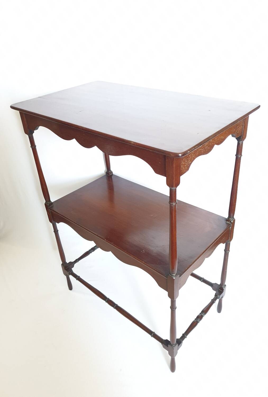 Double shelf console English furniture