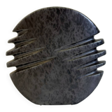 ceramic vase by Nereo Boaretto in dark gray