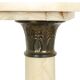 Antique Column Pedestal Onyx Marble and Bronze 19th Century 115cm