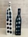 Contemporary Duo of Vases Bottles Soliflores KARE Design Glass Ceramic