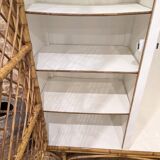 Rattan wardrobe