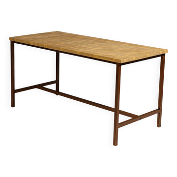 Vintage Eastern Bloc Industrial kitchen table, 1950s, Czechoslovakia