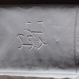 Old monogrammed mestizo sheet LC art deco style
