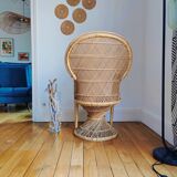 Fauteuil Emmanuelle en osier