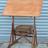 Architect's table has industrial adjustable design H Morin betting