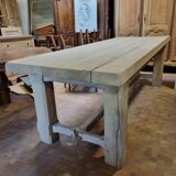 Brutalist oak table