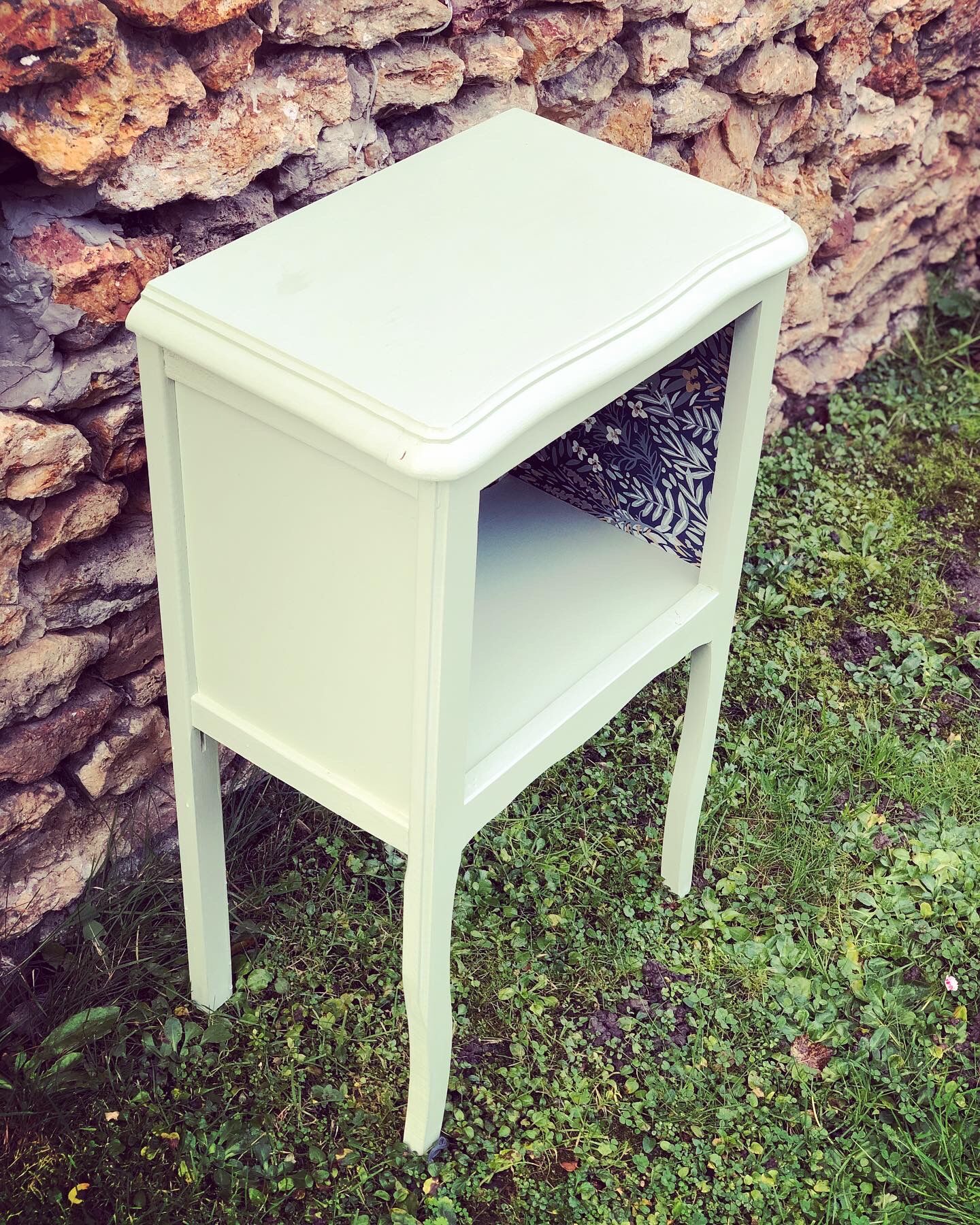 Bedside or vintage extra furniture restyled ANÉMONE