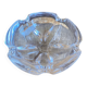 Vintage daum crystal petal shaped ashtray pocket video #d9