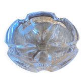 Vide poche cendrier ancien style daum cristal forme pétale vintage #d9