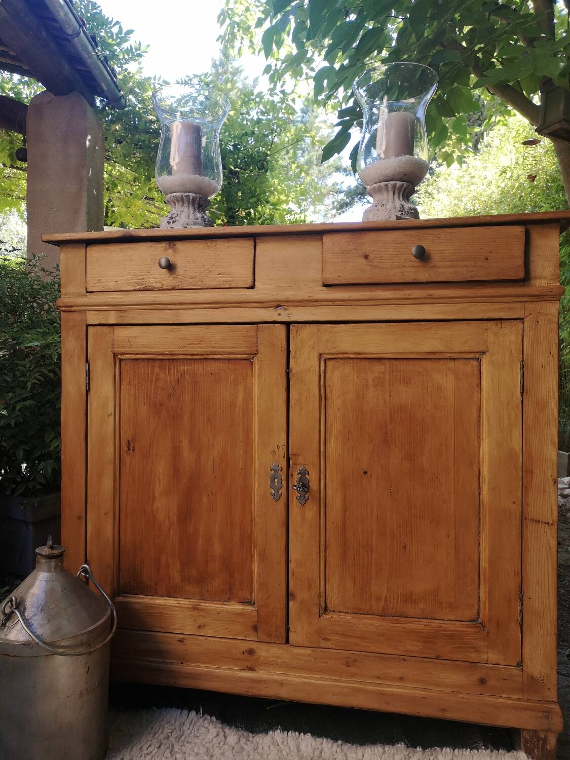 Old pine sideboard