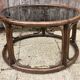 Rattan & glass coffee table “Riviera 70” – round, lightweight, bohemian chic style