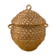 Artisanal basket made of natural fibers