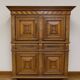 Buffet cabinet from Montbéliard, 18th century, in carved oak.