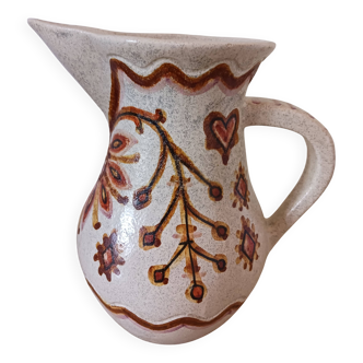 Ceramic pitcher by Paul Fouillen Quimper