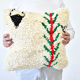 Colorful Moroccan carpet pillow 46x46cm