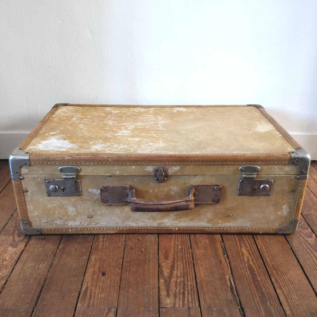 Large vintage suitcase