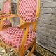 Paire de fauteuil Médaillon style Louis XV