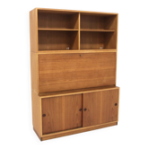 Scandinavian oak secretary Öresund, Børge Mogensen, Sweden, 1960