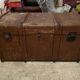 Antique travel trunk