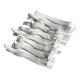 Porcelain animal knife holder.