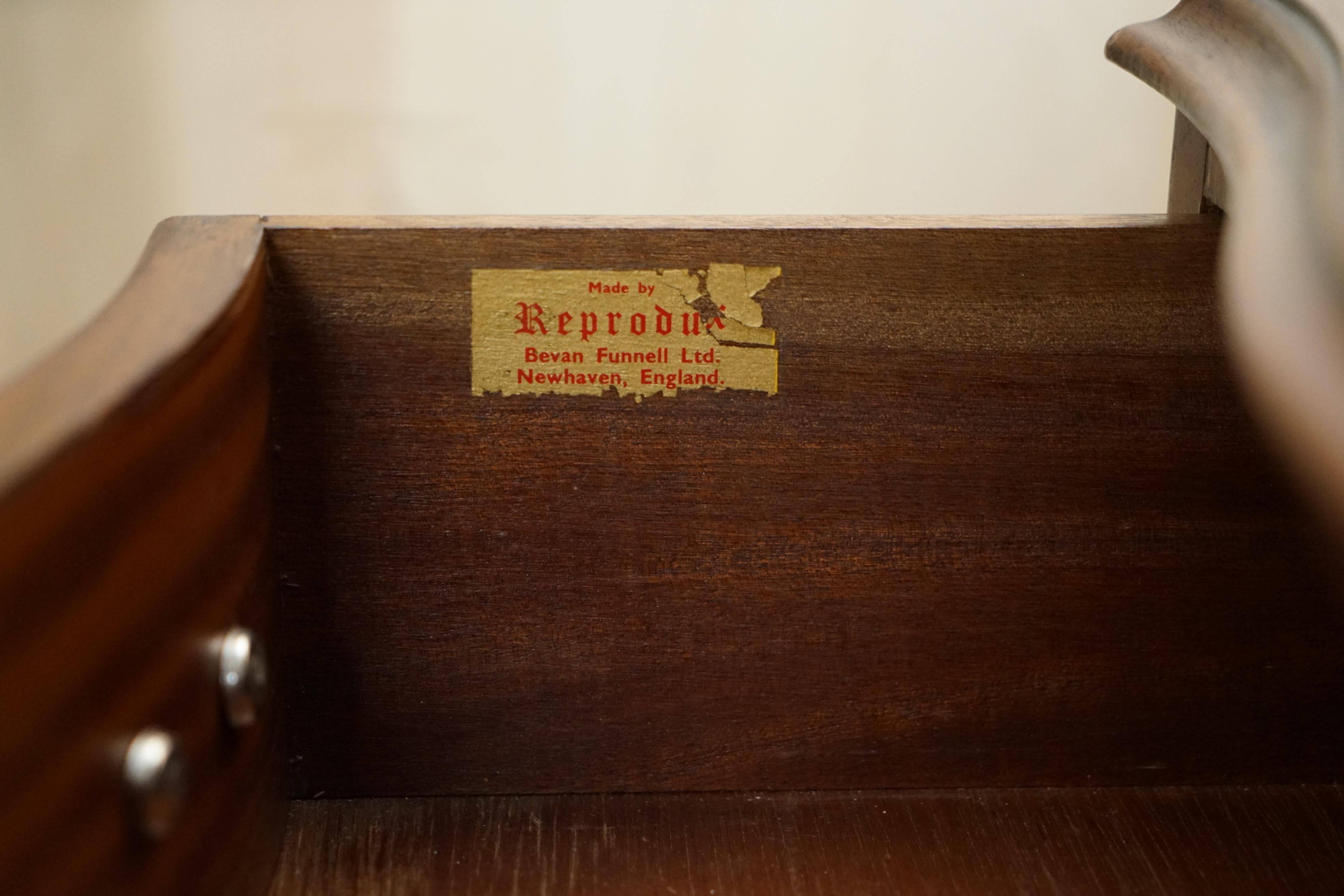 Vintage Walnut Burr Commode Serpentine Bevan Funnell