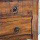 Pretty 2-drawer console chest of drawers - curved legs - Louis XVI imitation