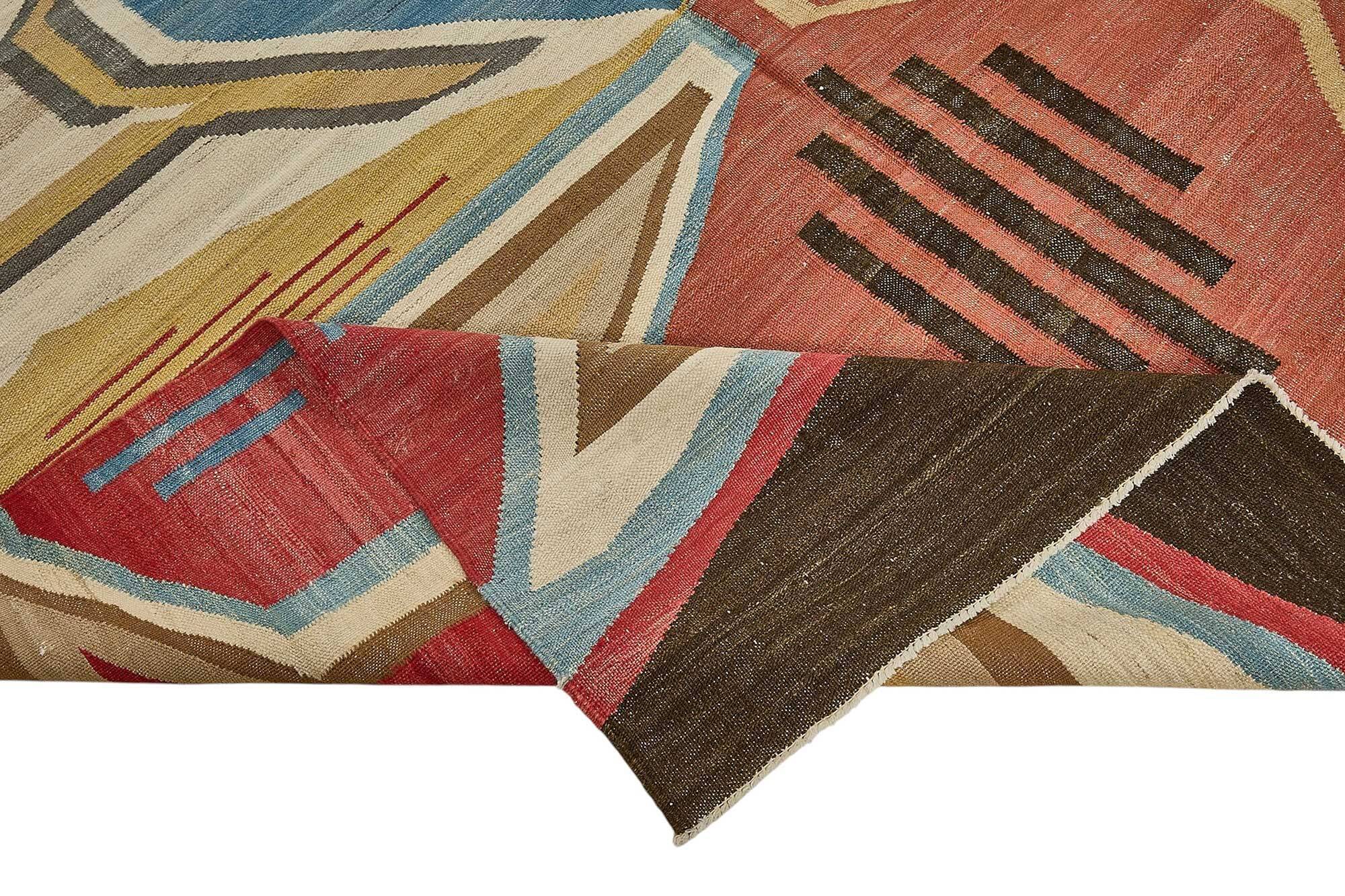 Contemporary Tribal Decorative Kilim 313 cm x 418 cm