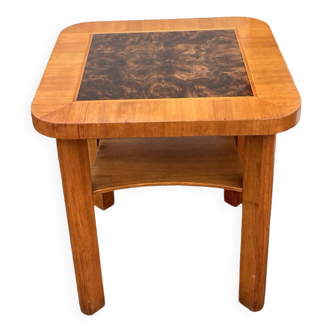 Square art deco coffee table, Germany 1950s.