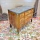 Kierchenbach Jean-adam commode à ressaut en marqueterie d’époque Louis XVI