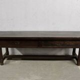 Oak Farmhouse Table or Console Table, Late 18th Century