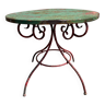 Scrolled garden table