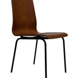 Vintage dining chair Friso Kramer for Auping 'Euroika' plywood design