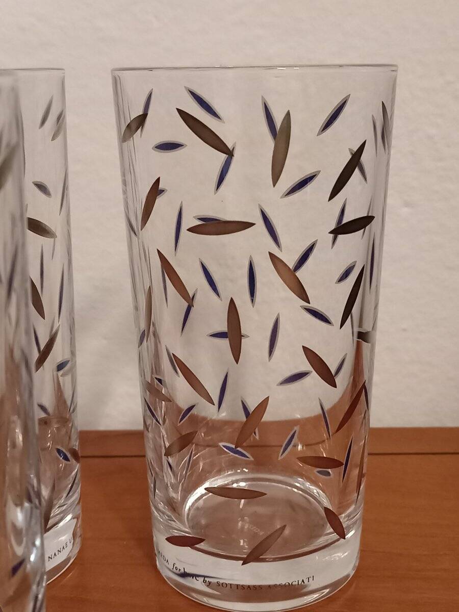 Little Breeze glasses by Nanae Umeda for Egizia, 1997, set of 6