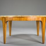 Mid-century coffee table in onyx from Ilse Mobel, 1960s