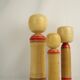 Lot of 3 KOKESHI Dolls (medium size) free shipping