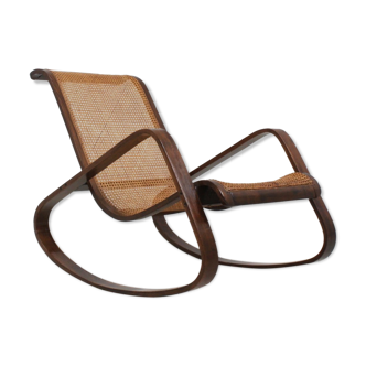 Luigi Crassevig "Dondolo" rocking chair 1970s