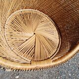 Pair of Vintage Wicker Armchairs