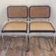 Pair of chairs Marcel Breuer Cesca B32