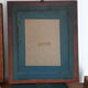 Gravure  jeune garçon, signé Melle Demarcy, cadre en loupe , vers 1830, antique français