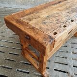 Old workbench Ott beech kitchen island or side table