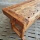 Old workbench Ott beech kitchen island or side table