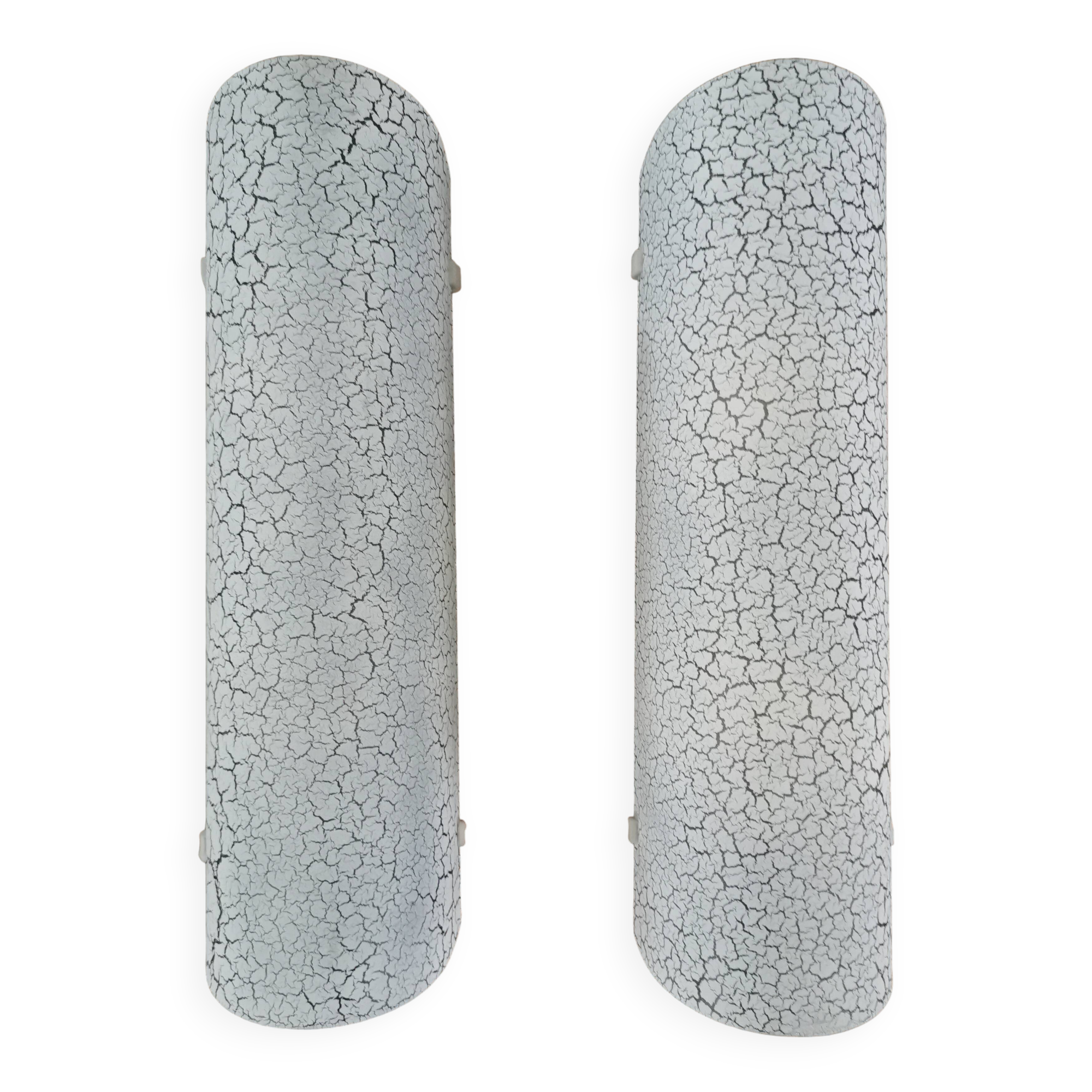 Wall lights. Cracked glass