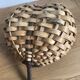 Braided wooden basket