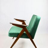 Green Bunny Armchair by Józef Chierowski, 1970s
