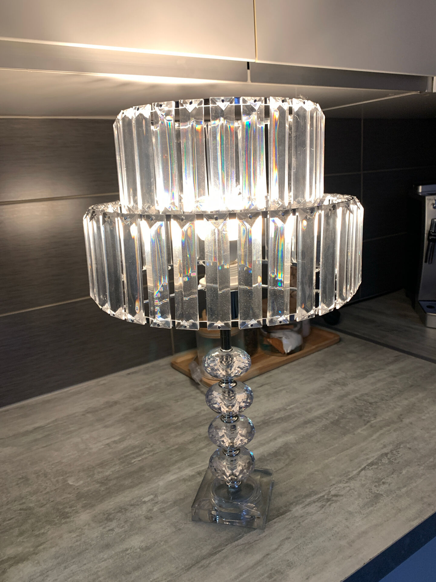 Vintage table lamp — Hollywood style